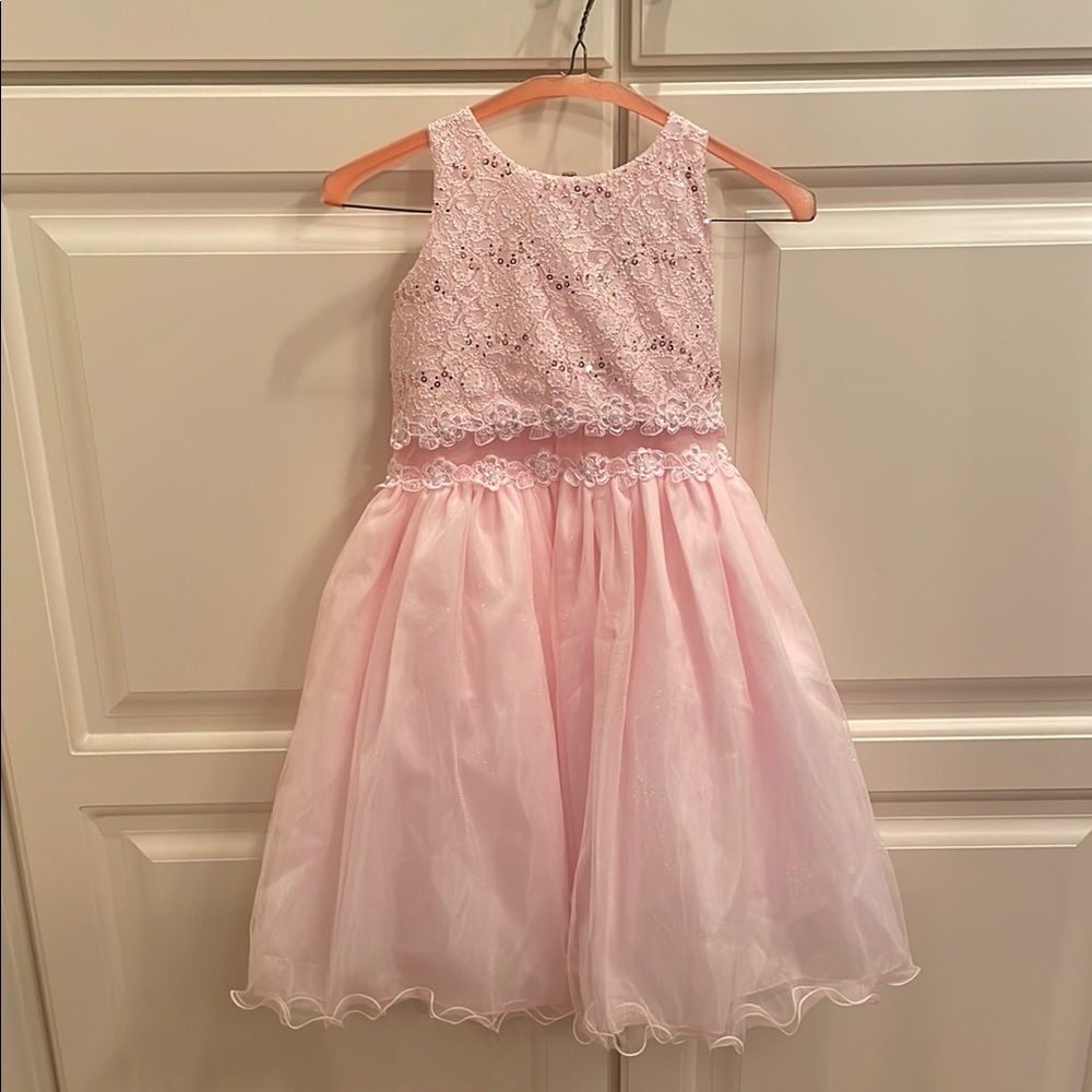 Chic Baby NEW Pink tulle flower girl/party Dress sz 10